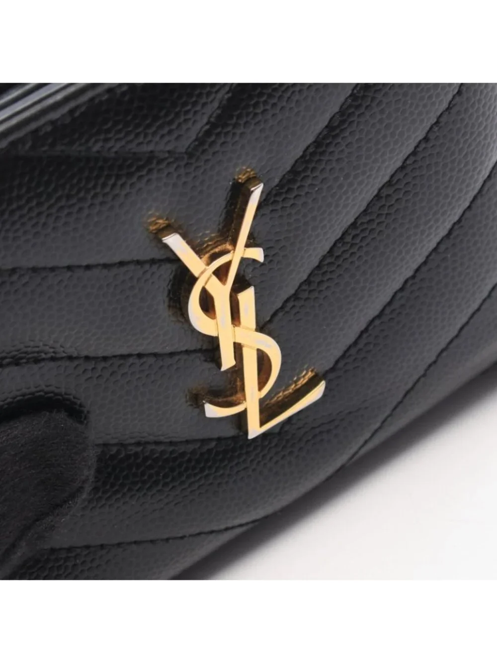 Saint Laurent Paris Bifold Wallet Monogram Black Leather